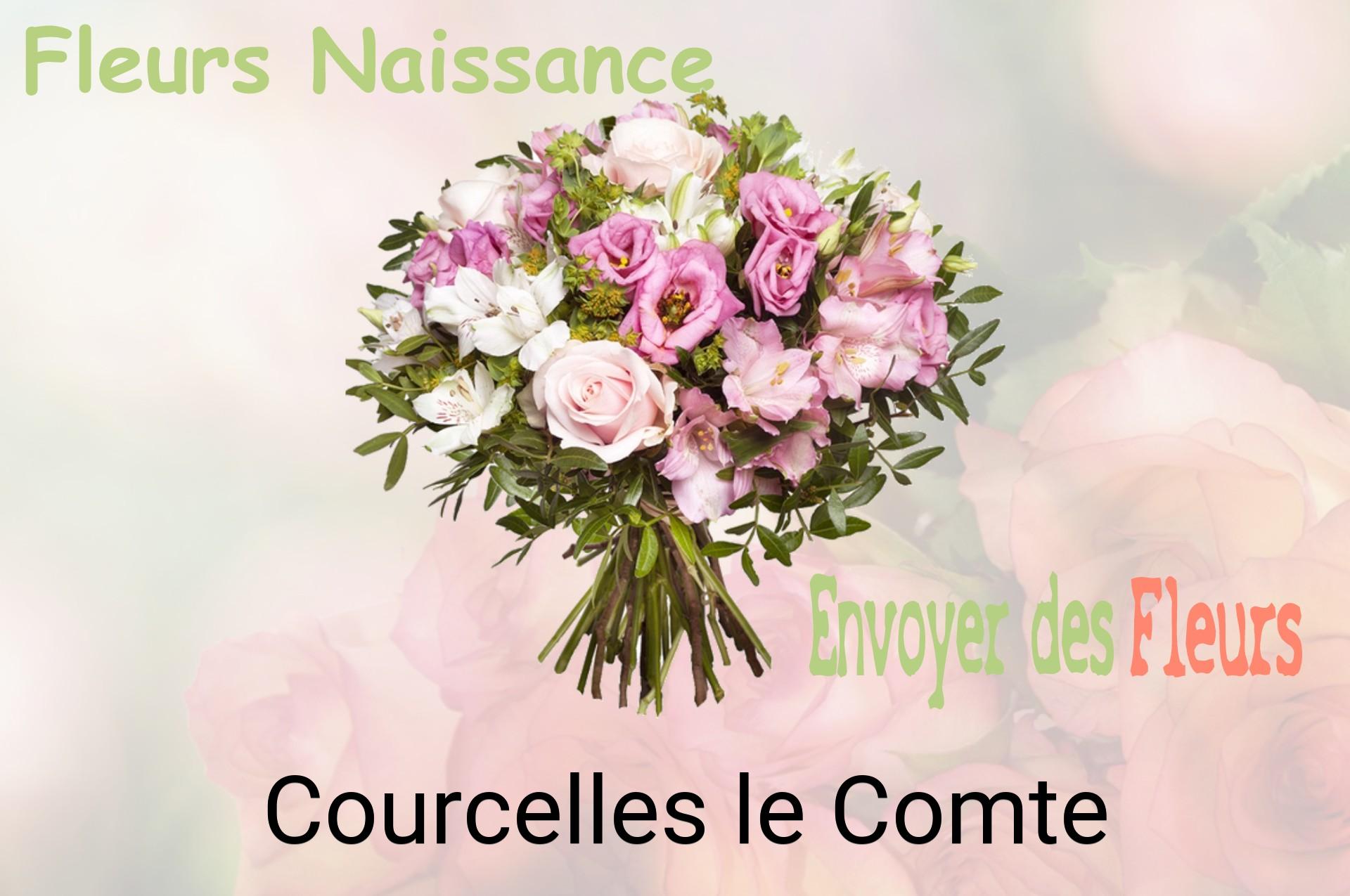 Bouquet de fleurs de naissance livré à Courcelles-le-Comte