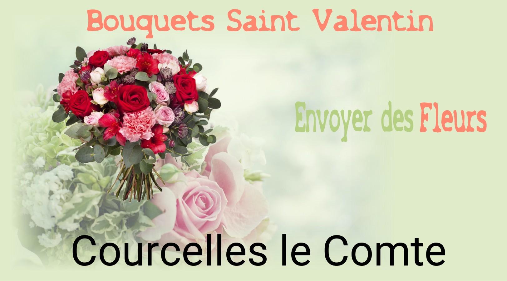 Roses de Saint-Valentin livrées à Courcelles-le-Comte
